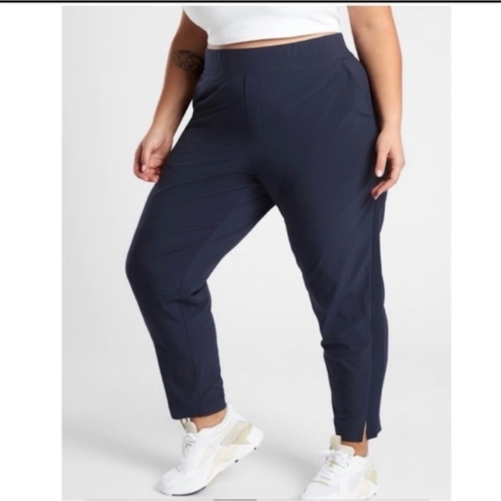 Athleta Navy Brooklyn Ankle Pants